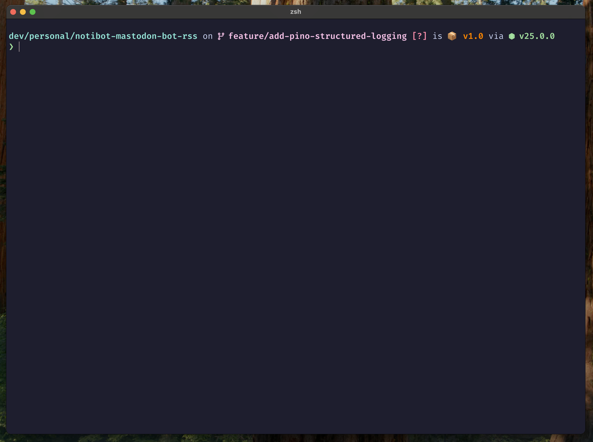Una imagen de un instancia de WezTerm con mi configuración activa